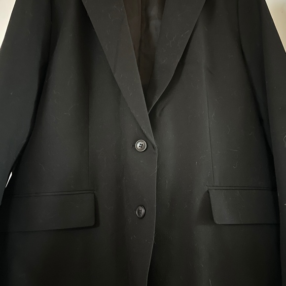 Uniqlo Oversized Tailored Blazer Jacket Relaxed Fit Size Large - Picture 6 of 7